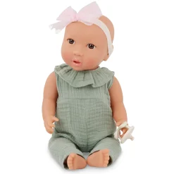 Babi 14" Baby doll in Green Jumper