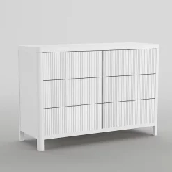 Lil Angels 6 Drawer Chest Milano - White