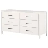 South Shore Storage Furniture>6 Drawer Dresser - Gravity Pure White