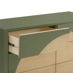 Babyletto 6 Drawers Chest Moab - Olive/Ash (Assembled)