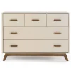 Dadada Baby Storage Furniture>5 Drawers Dresser Chest - Almont Walnut