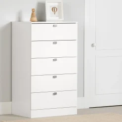 South Shore Storage Furniture>5 Drawers Spark - White