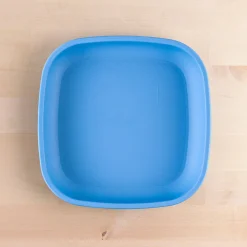 Kids Re-Play Tableware|Plates & Placemats>7" Flat Plate - Denim