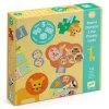 Kids Djeco Board Games>5 Games - Savannah Animals