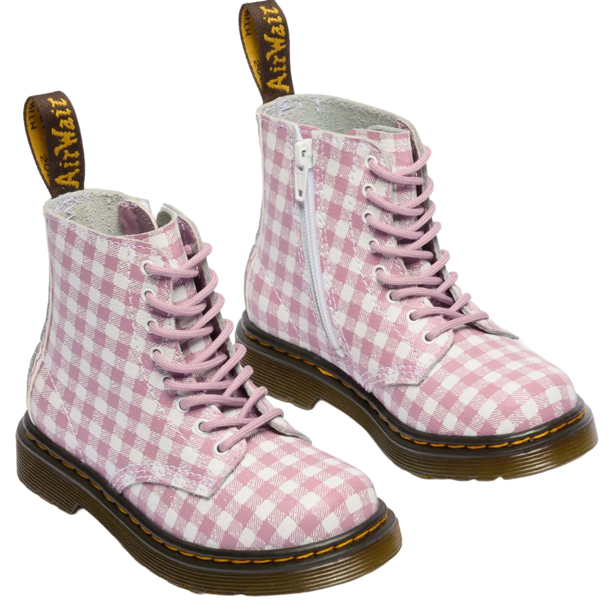 Dr Martens 1460 Gingham Boots Size 7-10