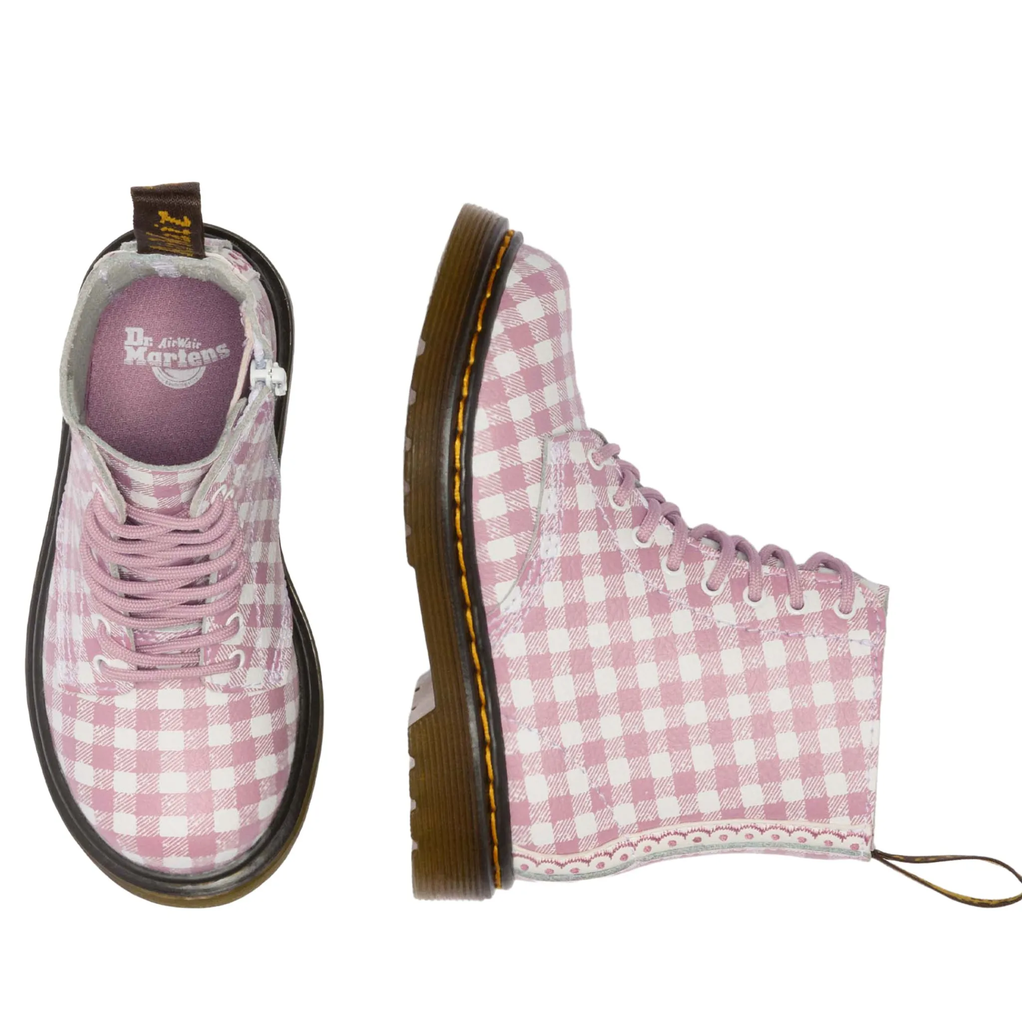 Dr Martens 1460 Gingham Boots Size 7-10