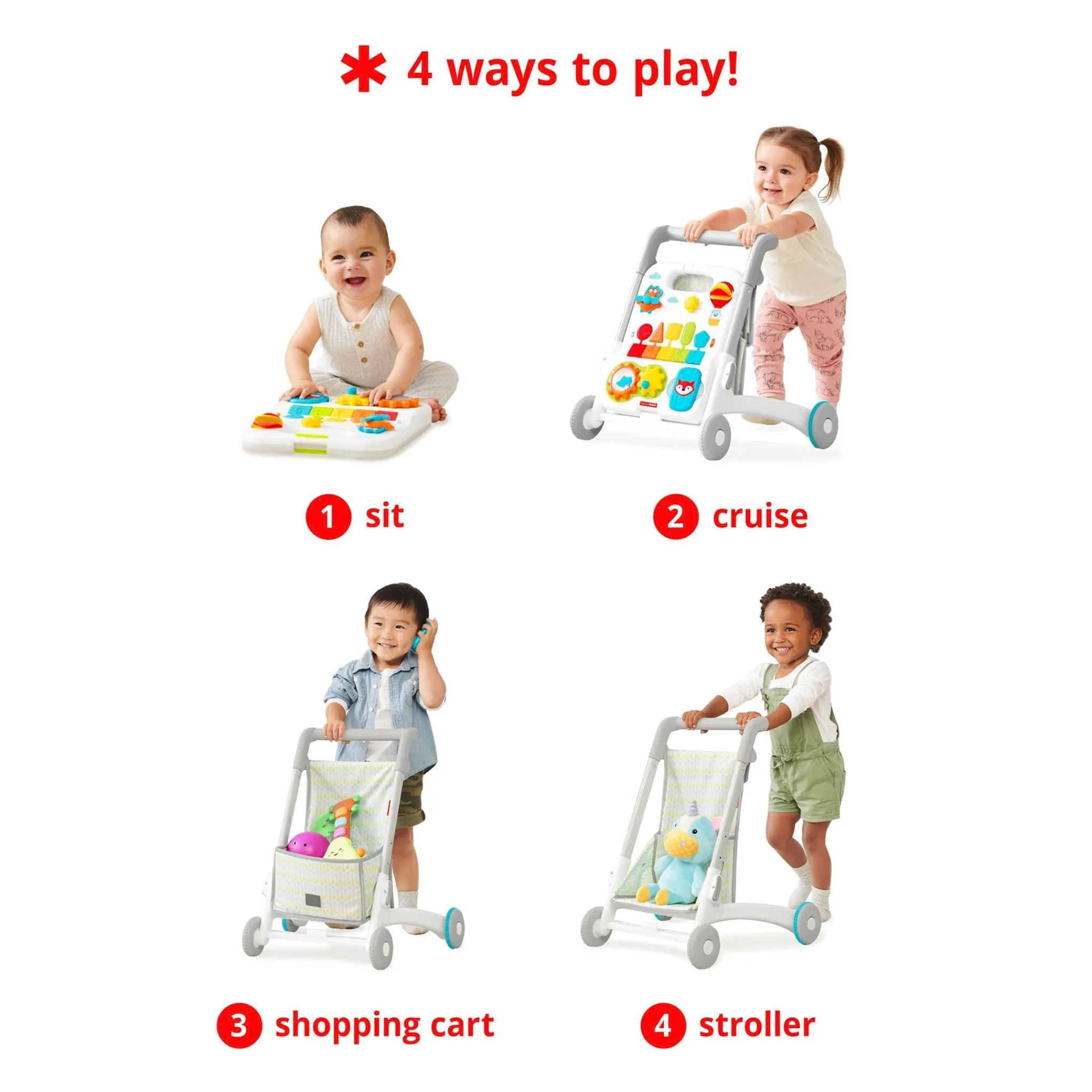 Skip Hop 4 in 1 Activity Walker