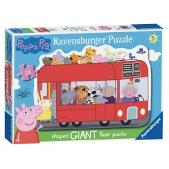Kids Ravensburger Puzzles>24 Piece Giant Floor Puzzle - Peppa Pig London Bus