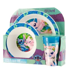 Kids Groupe Ricochet 3 Pieces Dinner Set - Stitch