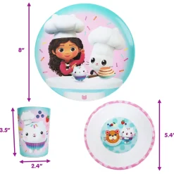 Kids Danawares 3 Pieces Set - Gabby's Dollhouse