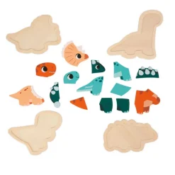Kids Janod 4 Progressive Puzzles - Dino