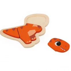 Kids Janod 4 Progressive Puzzles - Dino