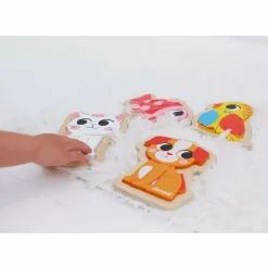 Kids Janod 4 Progressive Puzzles - Pet