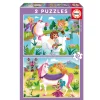 Kids Educa 2 x 20Pieces Puzzle - Unicorn Fairy