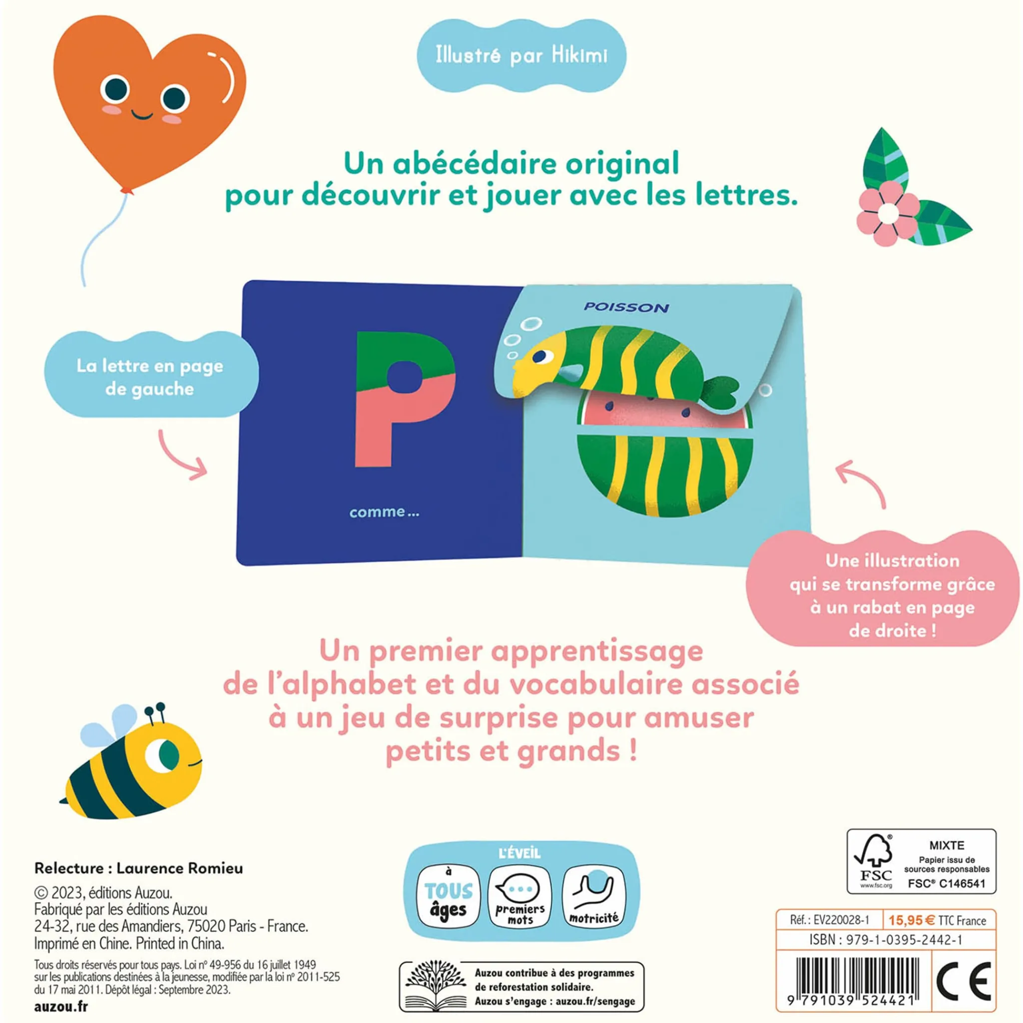 Auzou Baby 0-2 Years>ABC Surprise Mon Premier Abécédaire