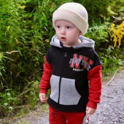 Kids/BOY Chat Botte Academy Zip Hoodie 2-10