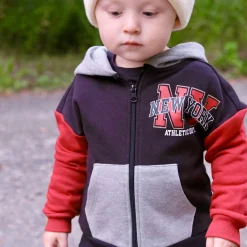 Kids/BOY Chat Botte Academy Zip Hoodie 2-10