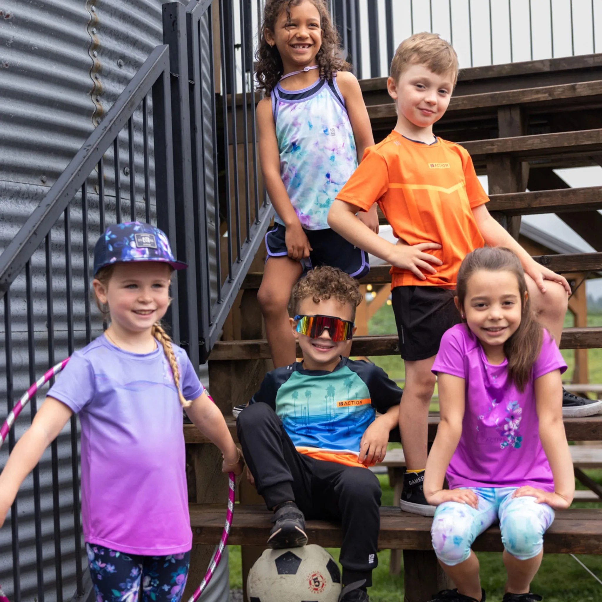 Kids Nano Sportswear|Tops>Active Ombre T-shirt 4-12