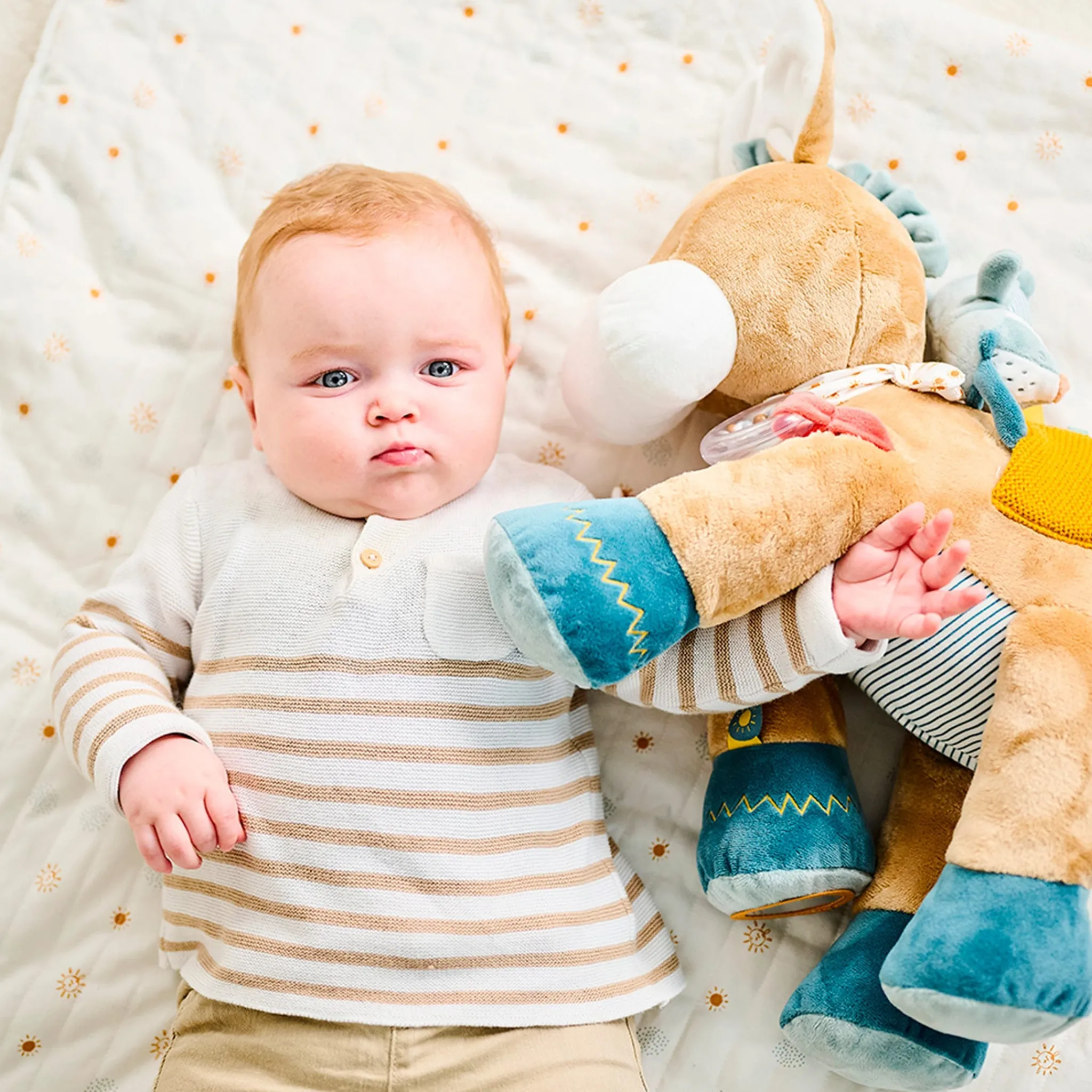 Nattou Developmental Toys>Activity Cuddly Leo 18''
