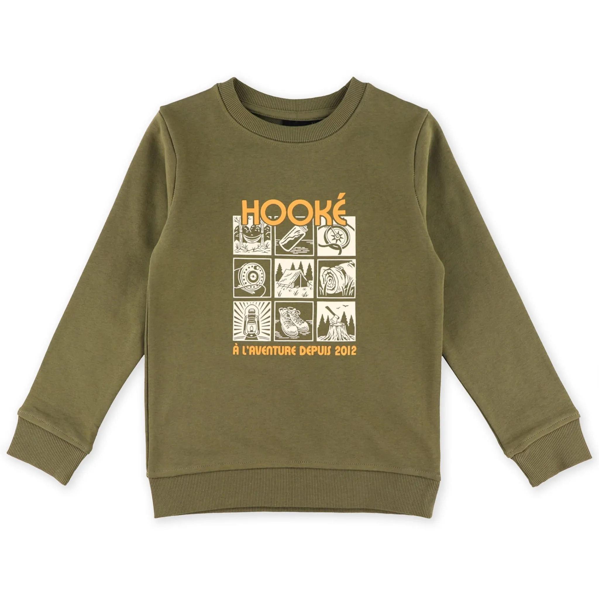 Kids/BOY Hooke Fleeces And Sweatshirts|Tops>Adventure Crewneck 2-12
