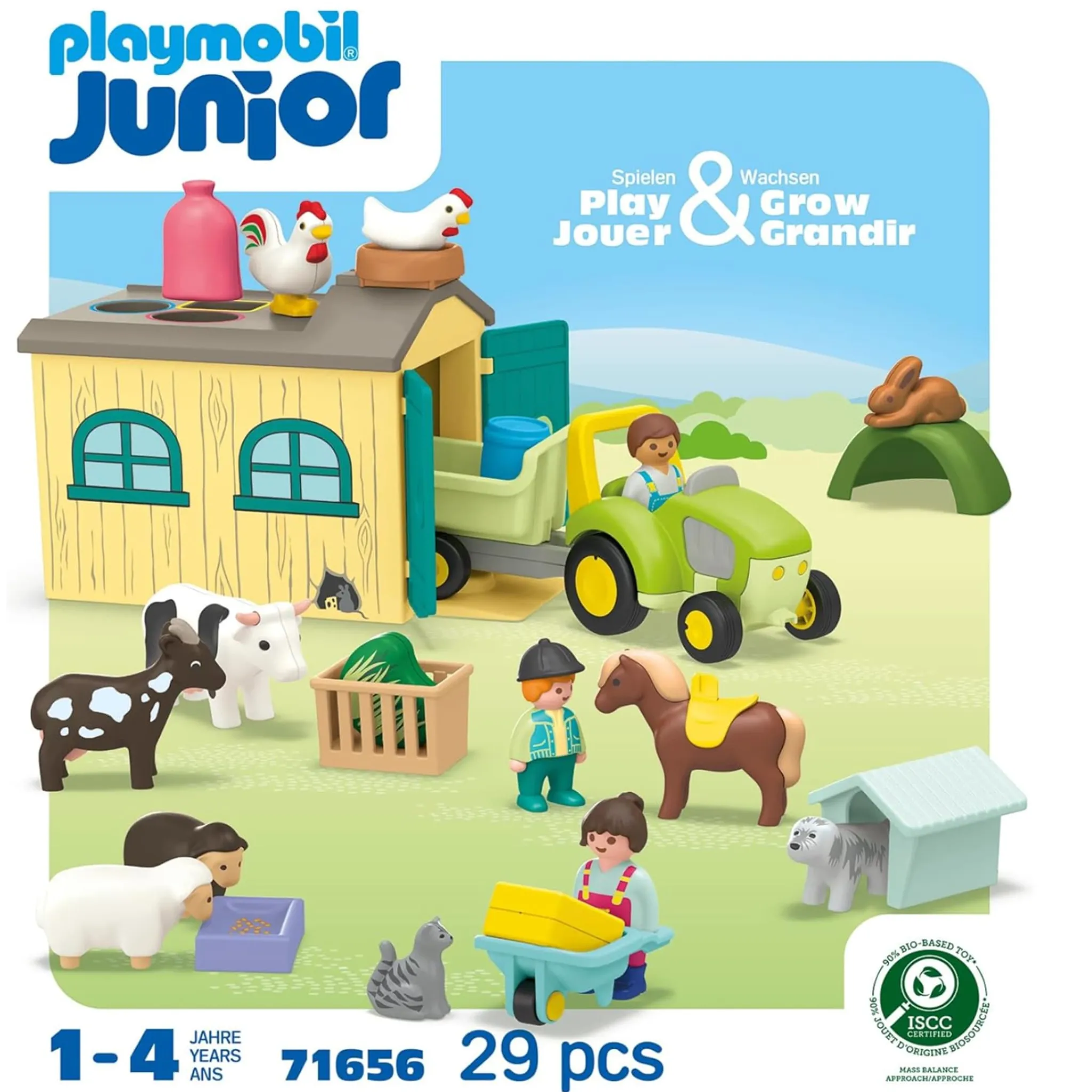 Kids Playmobil Assembly & Construction>Adventure With Tractor, Traile