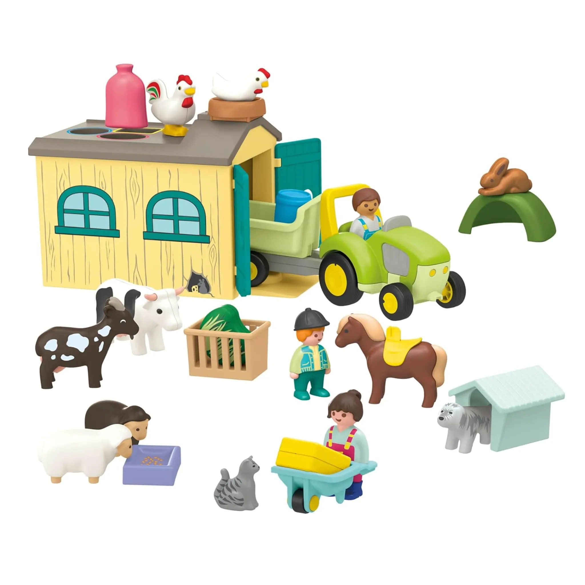 Kids Playmobil Assembly & Construction>Adventure With Tractor, Traile