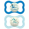 Mam Baby Air Night Pacifiers (2) 6m+ - Blue