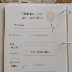 Le petit Tableau Noir Album De Bébé Rose