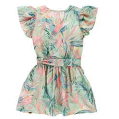 Kids Nano Aloha Belted Dress 2-12