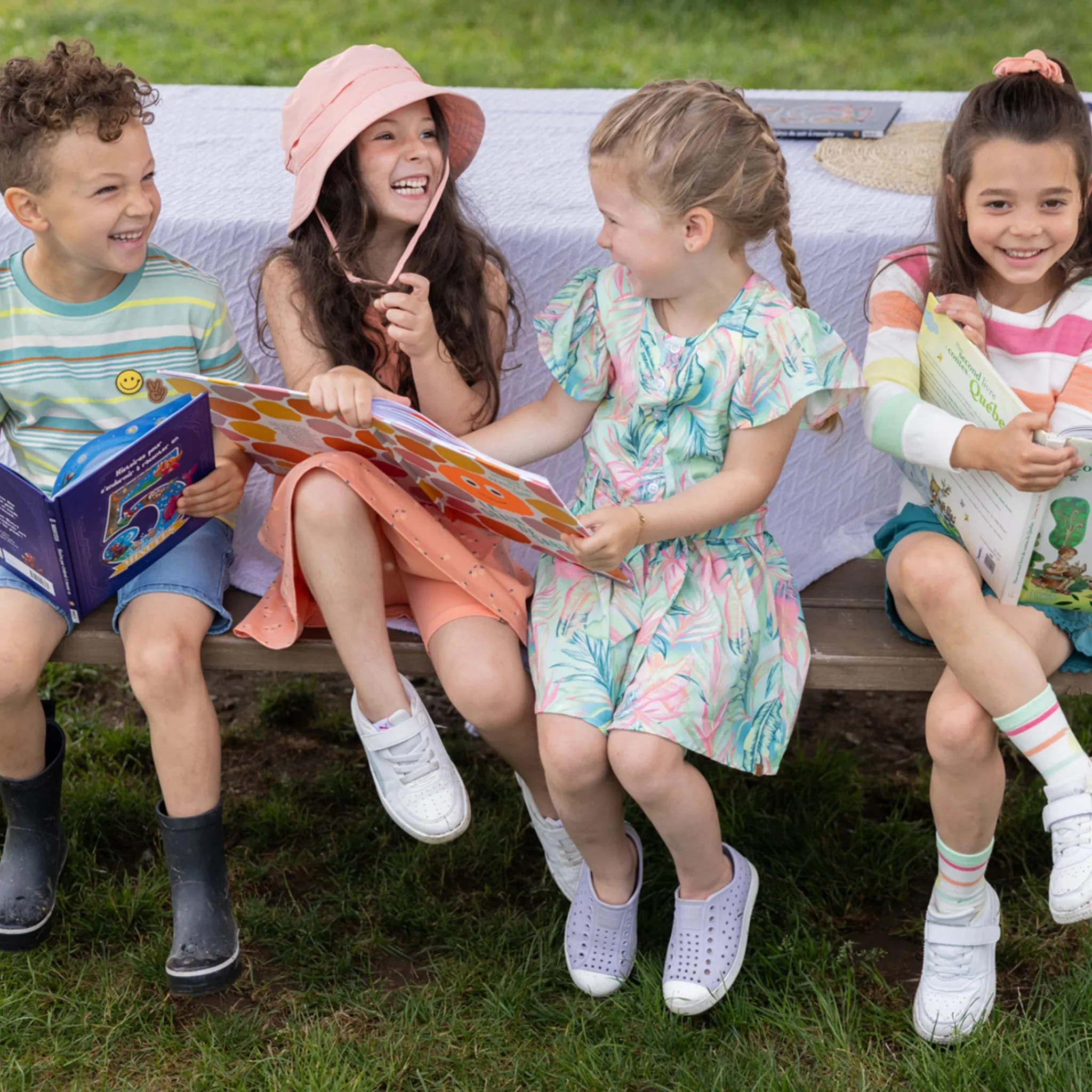 Kids Nano Aloha Belted Dress 2-12