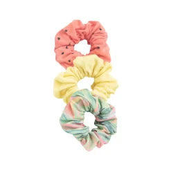Kids Nano Aloha 3pk Scrunchies 2-12