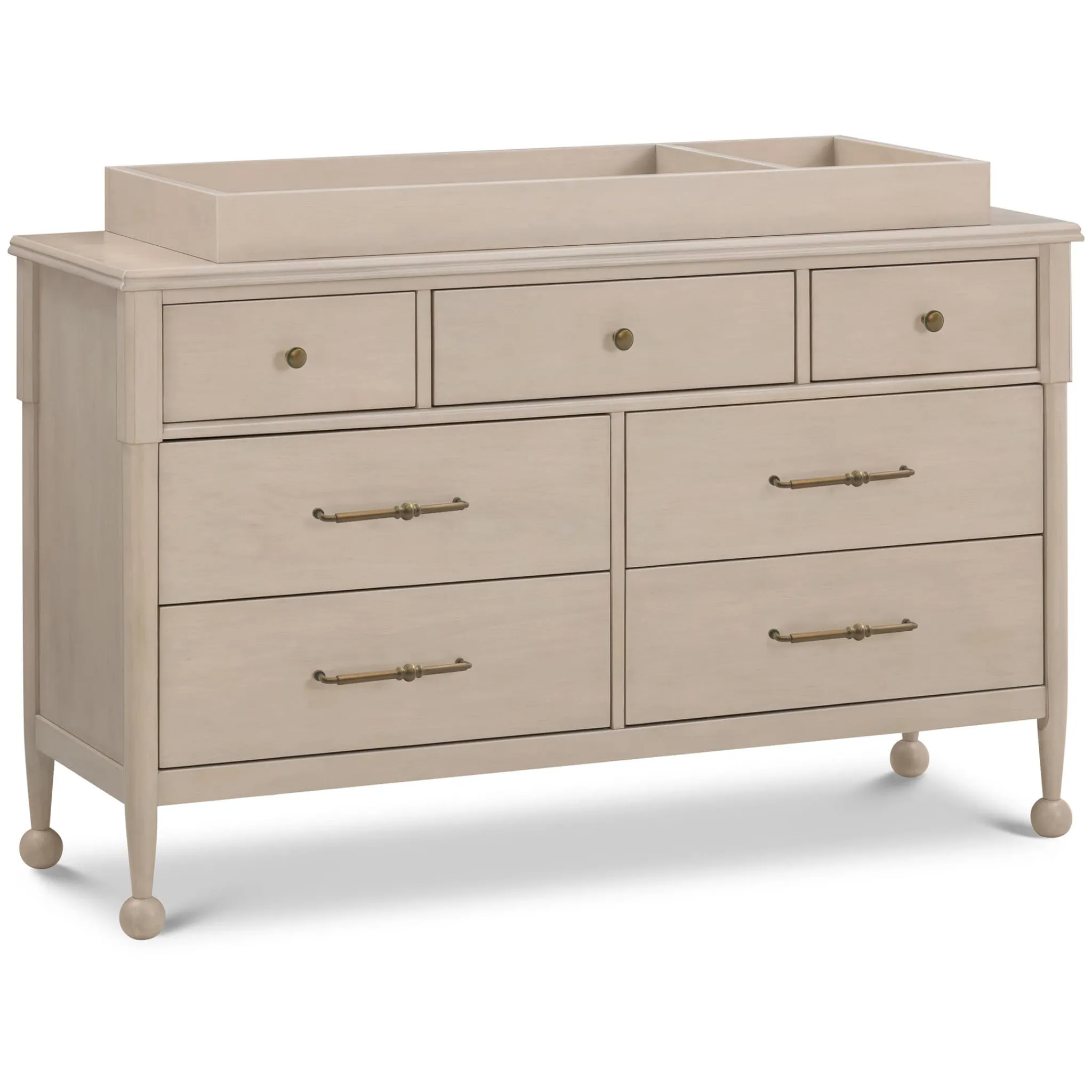 Namesake Alouette 7-Drawer Assembled Dresser - Washed Pine