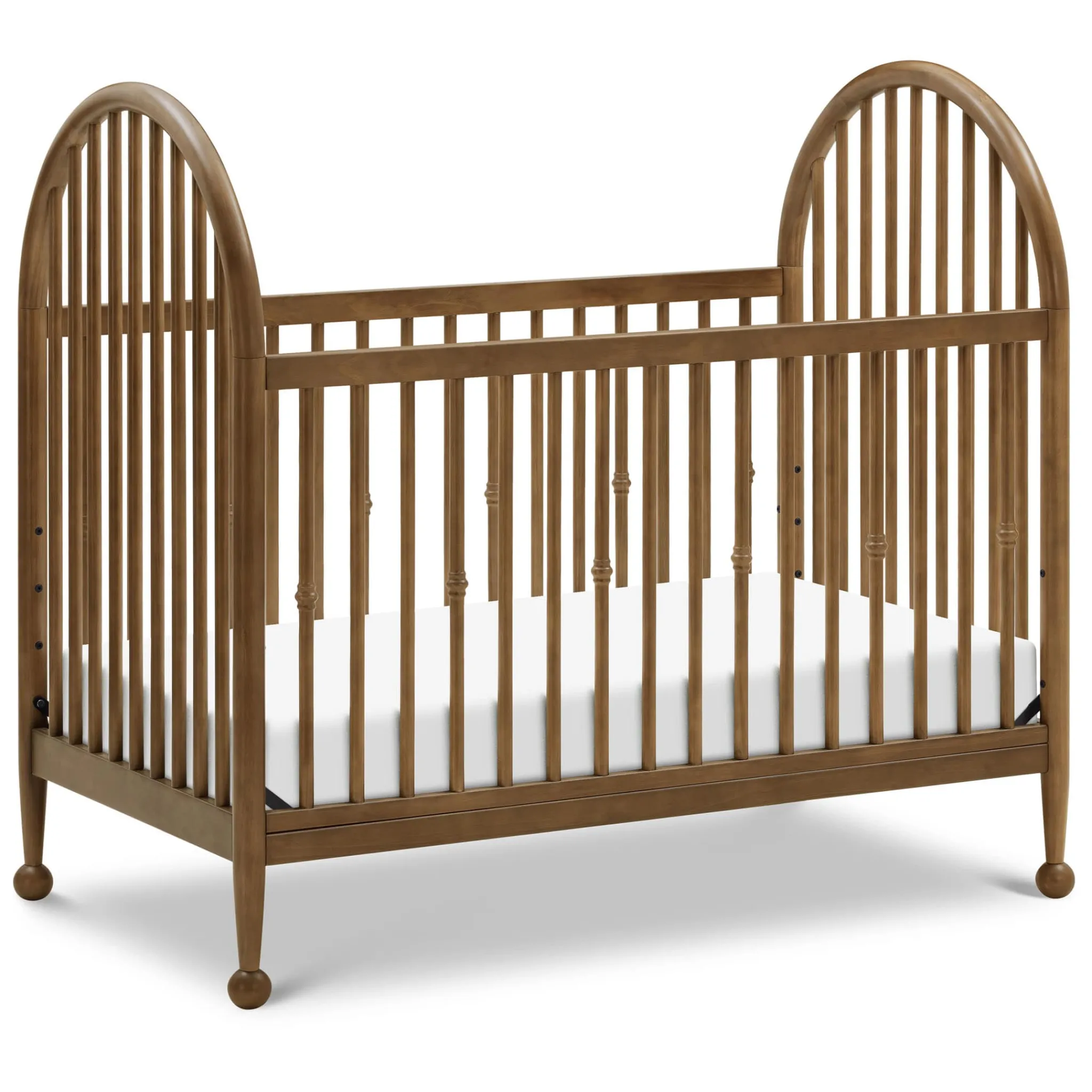 Namesake Cribs & Mattresses|Cribs & Mattresses>Alouette 3-in-1 Convertible Spindle Crib - Natural Walnut