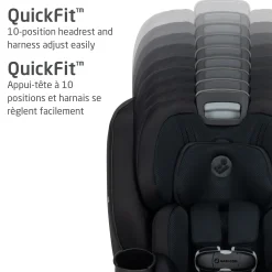 Kids Maxi-cosi Andi 360° Rotating All-in-One Car Seat- Authentic Black