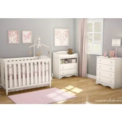 South Shore Angel Changing Table - Pure White