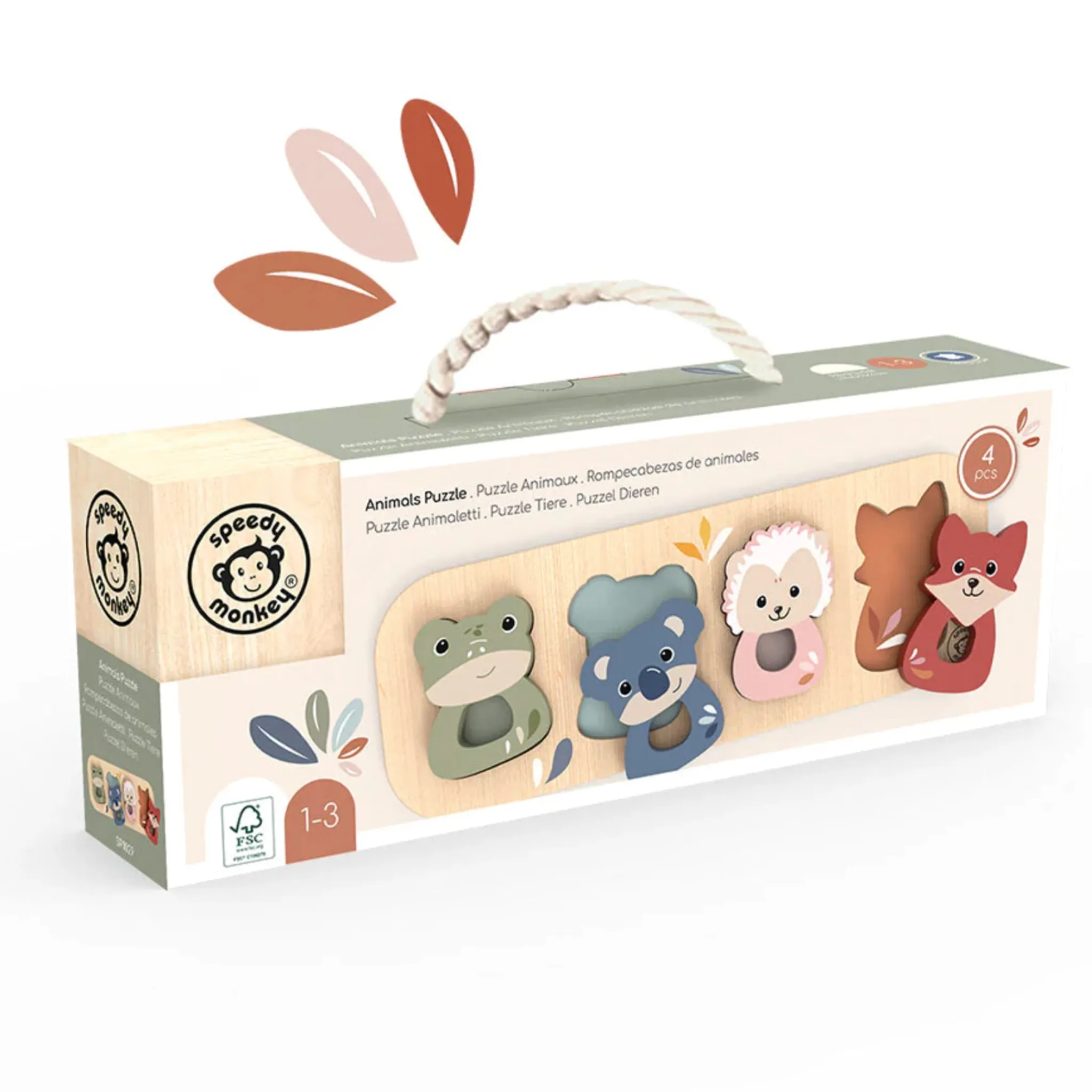 Kids Speedy Monkey Animal Puzzle