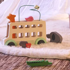 Kids Vilac Wooden Toys>Animals Bus
