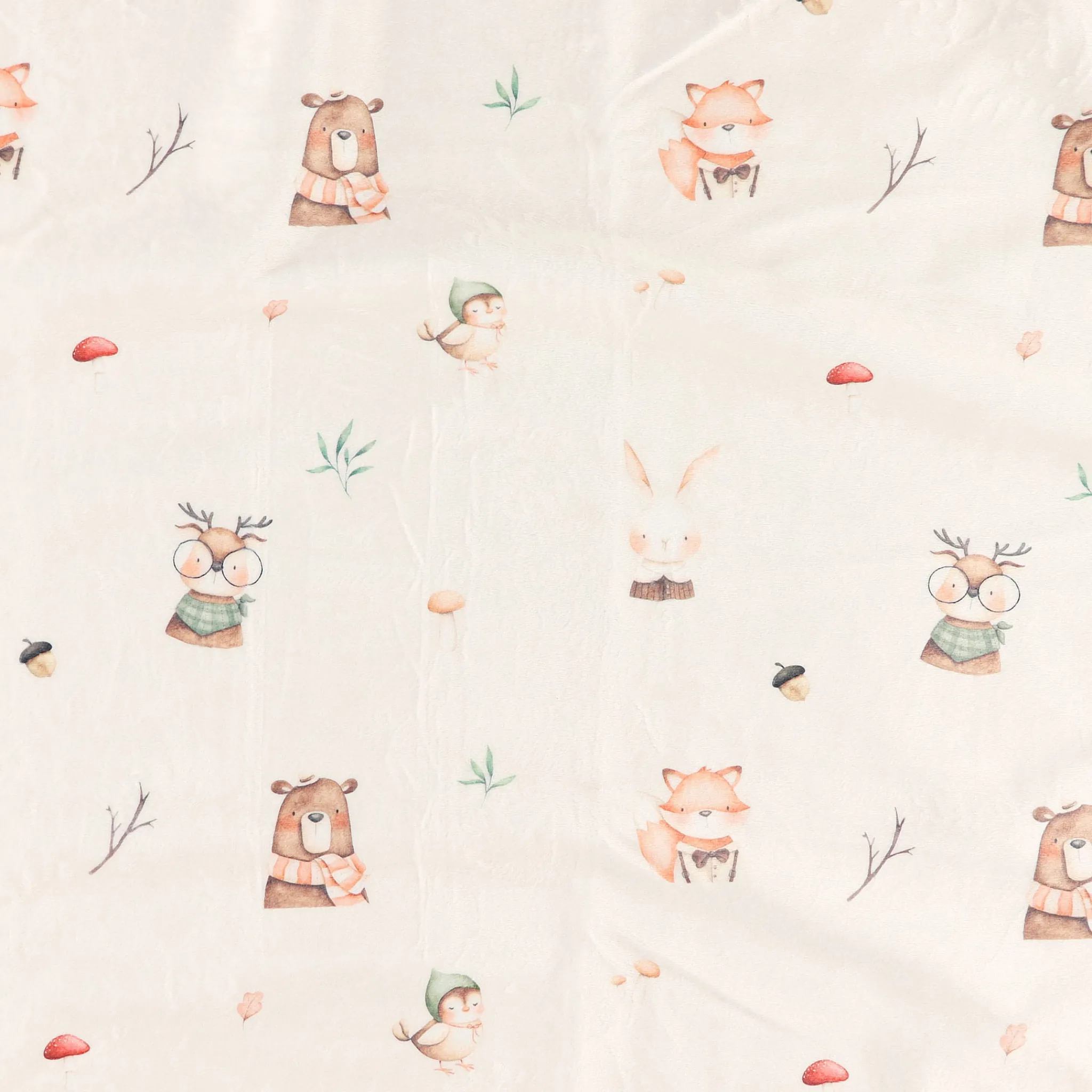 Kids Bebe O Chaud Animals Velux Blanket