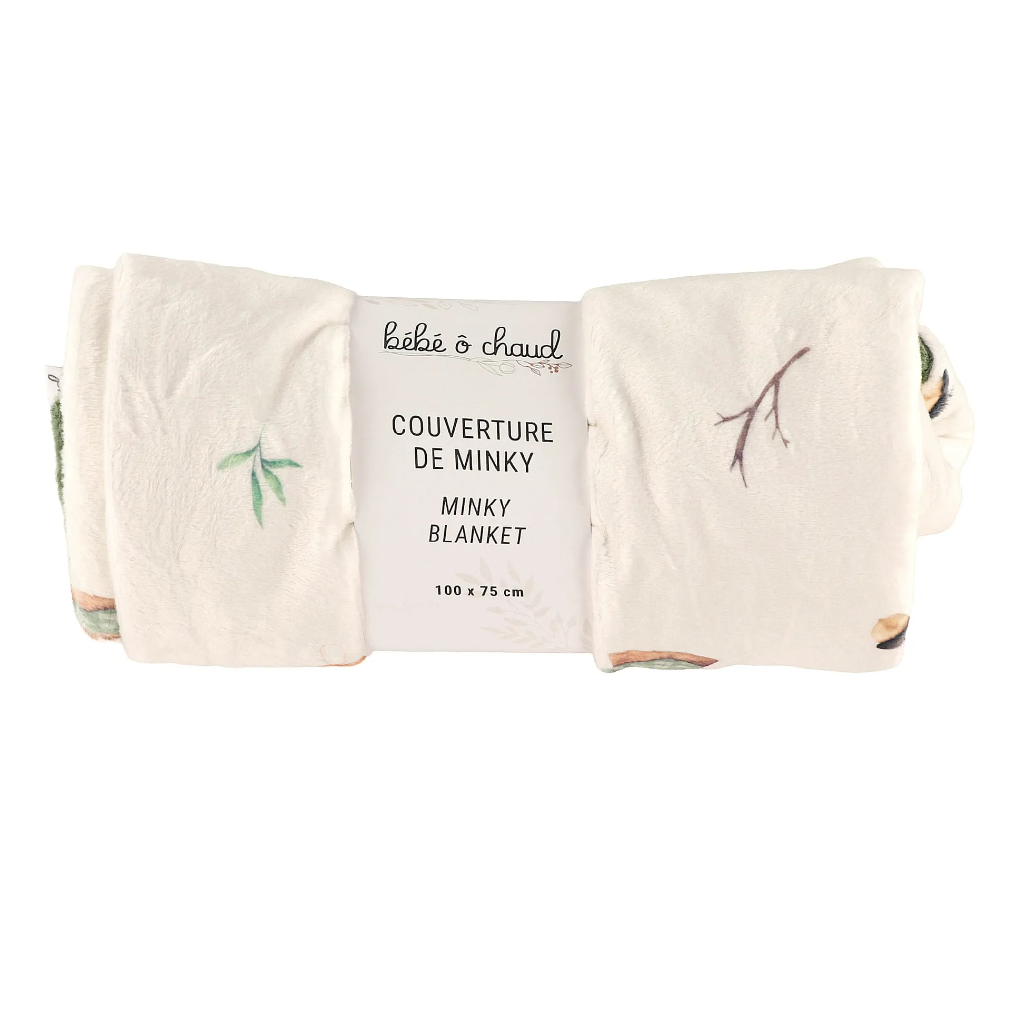 Kids Bebe O Chaud Animals Velux Blanket