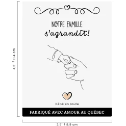 Clement - Impressions Baby Memories|Baby Memories>Announcement Labels - Family (2)
