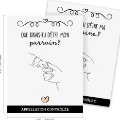 Clement - Impressions Baby Memories|Baby Memories>Announcement Labels - Godparents (2)