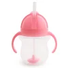Kids Munchkin Any Angle™ Click Lock Weighted Straw Trainer Cup 7oz - Pink