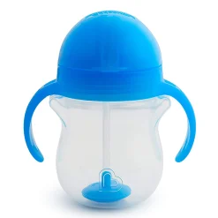 Kids Munchkin Any Angle™ Click Lock Weighted Straw Trainer Cup 7oz - Blue
