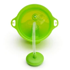 Kids Munchkin Any Angle™ Click Lock Weighted Straw Trainer Cup 10oz - Green