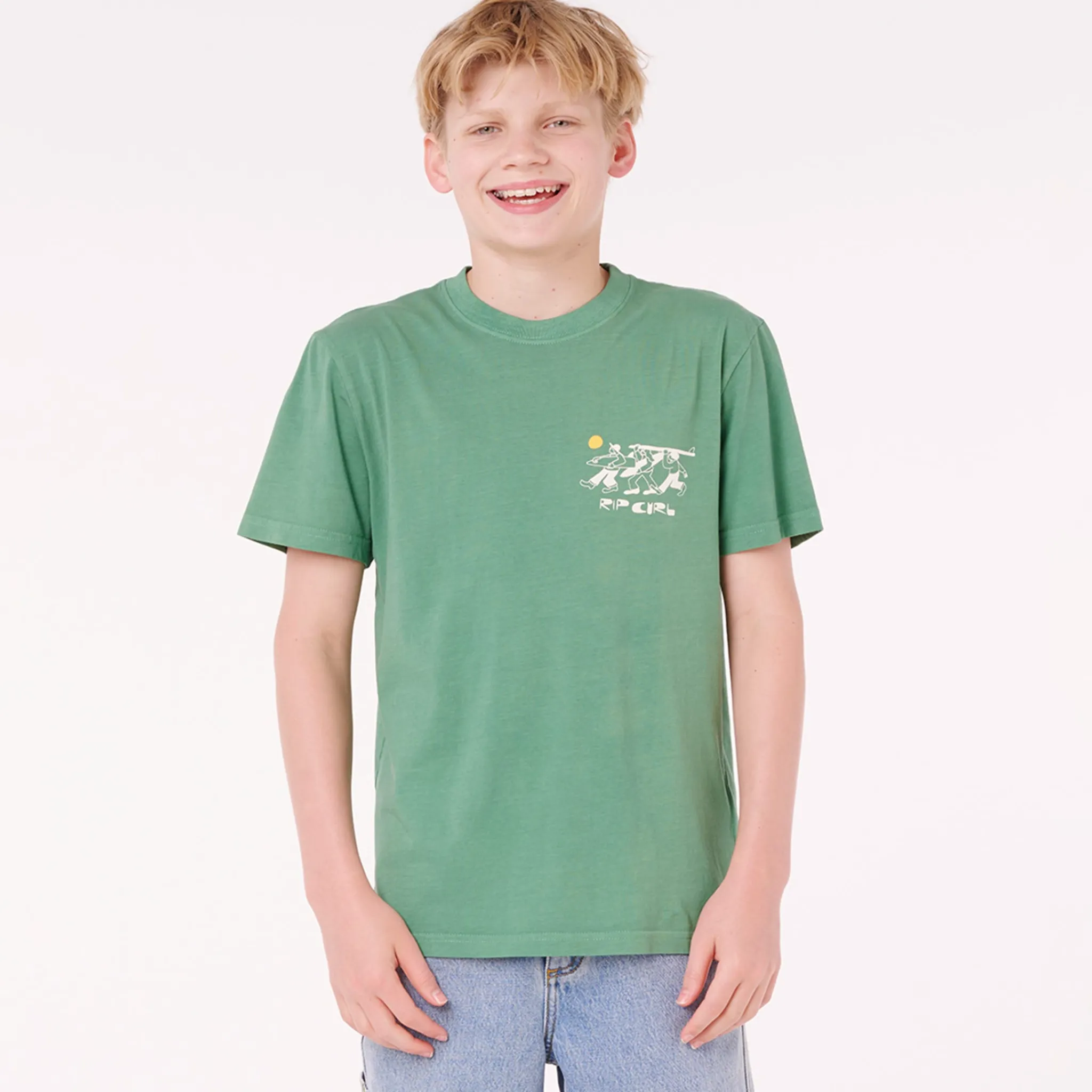 Kids/BOY Rip Curl Aots Ty Dudes T-shirt 8-14y