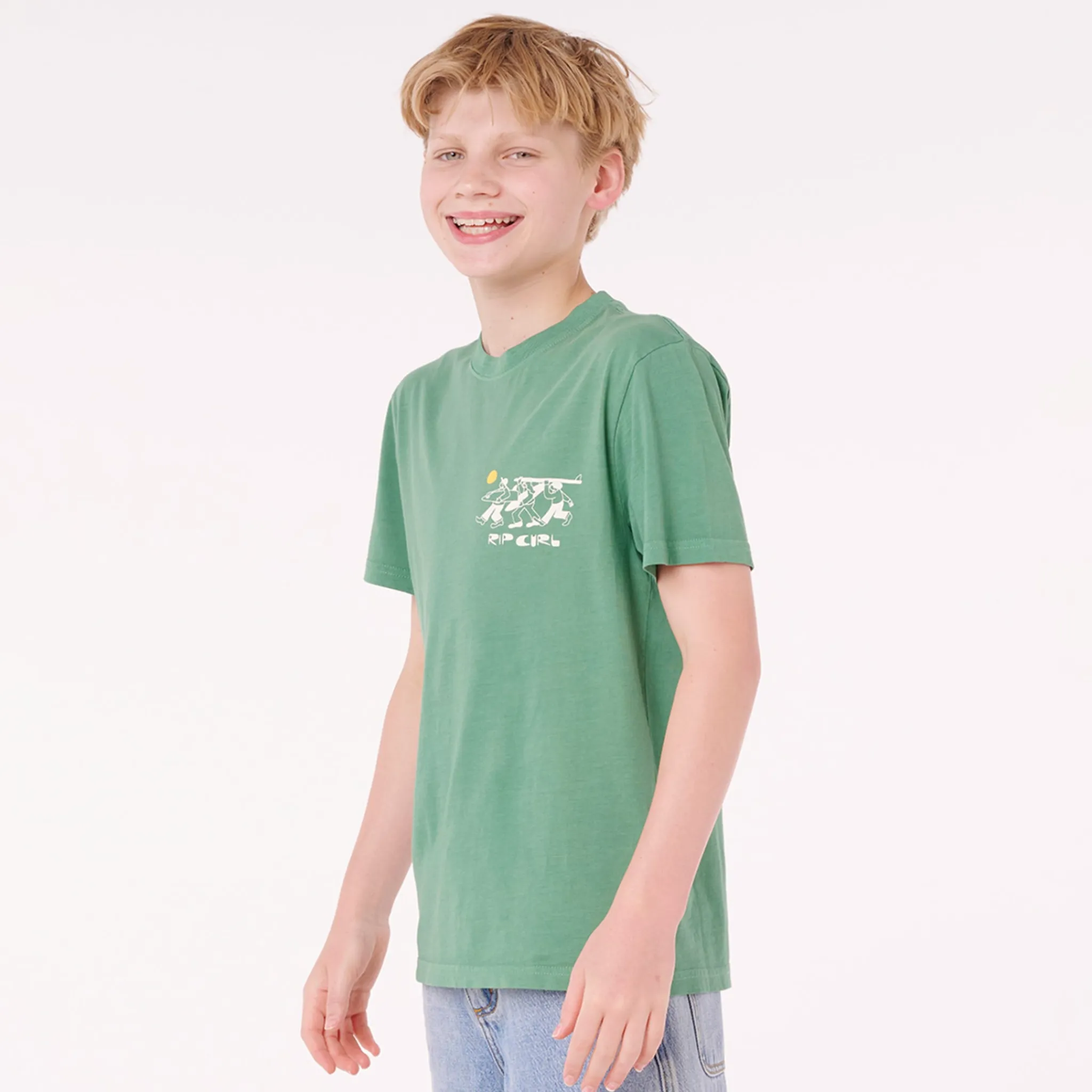 Kids/BOY Rip Curl Aots Ty Dudes T-shirt 8-14y