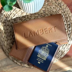 Lambert Atlas Passport Holder - Affogato