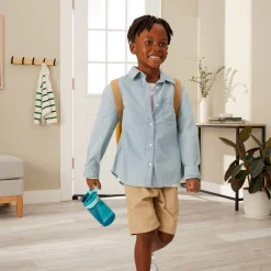 Kids Contigo Tableware|Bottles & Insulated Bottles>Aubrey Leak-Proof Spill-Proof Water Bottle - Juniper Jade Vine 14 oz