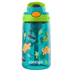 Kids Contigo Aubrey Leak-Proof Spill-Proof Water Bottle - Juniper Dino 14oz