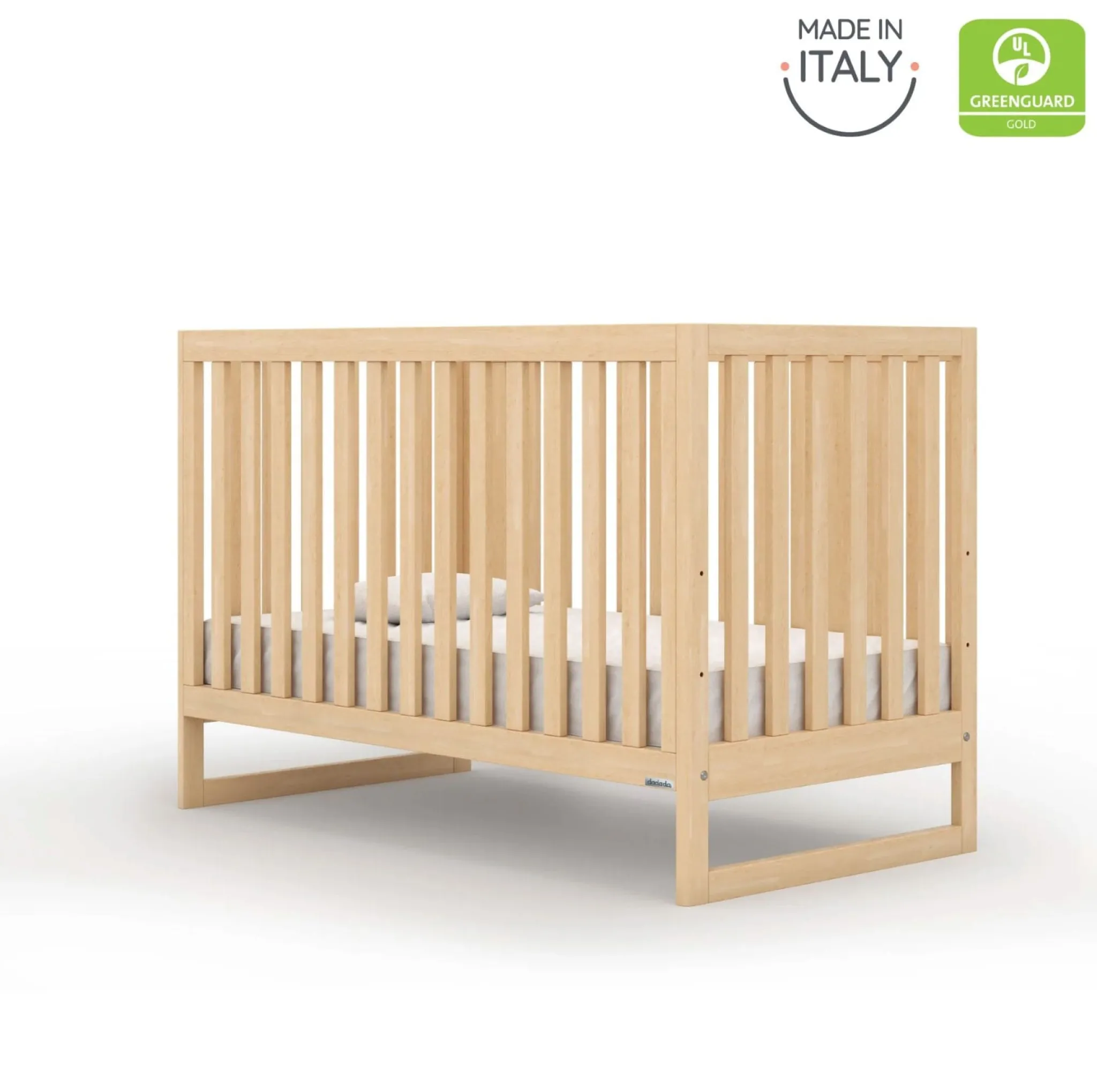 Dadada Baby Austin 3-In-1 Convertible Crib - Natural